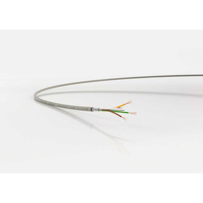 Lapp UNITRONIC Data Cable, 3 Cores, 1.5 mm², LiYCY, Unscreened, 100m, Grey PVC Sheath