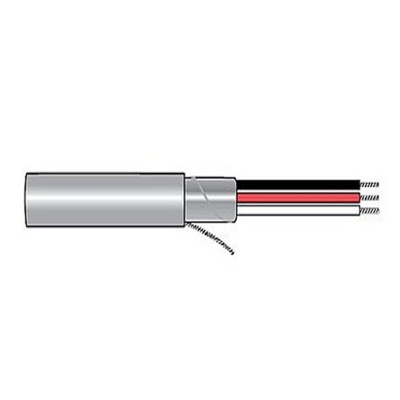 2414C Control Cable, 4 Cores, 0.5 mm², Screened, 100ft, Grey PVC Sheath, 20 AWG