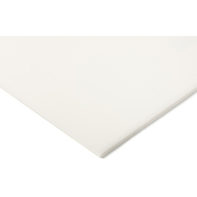 White Plastic Sheet, 500mm x 330mm x 6mm