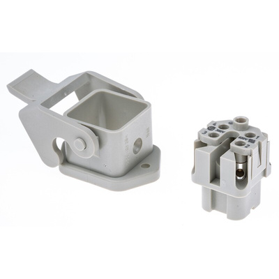 HARTING Panel Kit, 4 + PE Way, 10A, Female, Han A, 230 → 400 V