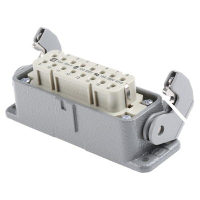 HARTING Coupler Kit, 16 + PE Way, 16A, Female, Han A, 250 V