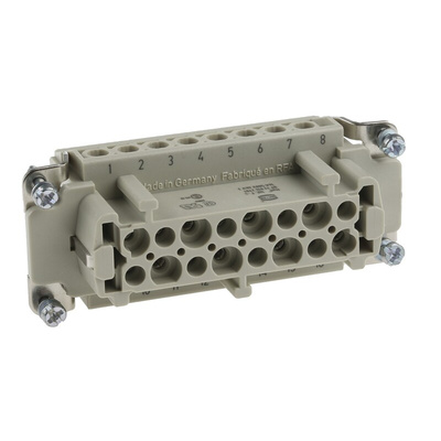 HARTING Coupler Kit, 16 Way, 16A, Female, Han E, 500 V