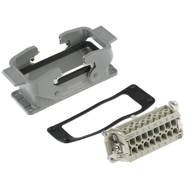 HARTING Coupler Kit, 16 Way, 16A, Female, Han E, 500 V