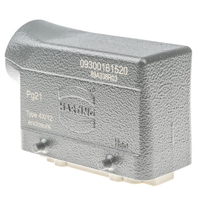 HARTING Coupler Kit, 16 Way, 16A, Male, Han E, 500 V