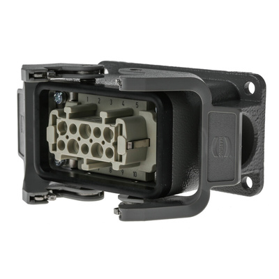 HARTING Connector Set, 10 Way, 16A, Female, Han E, 500 V