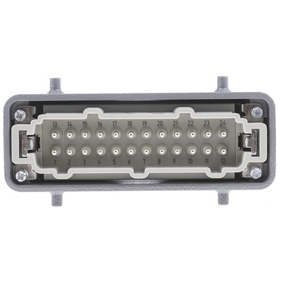 HARTING Surface Kit, 24 Way, 16A, Male, Han E, 500 V