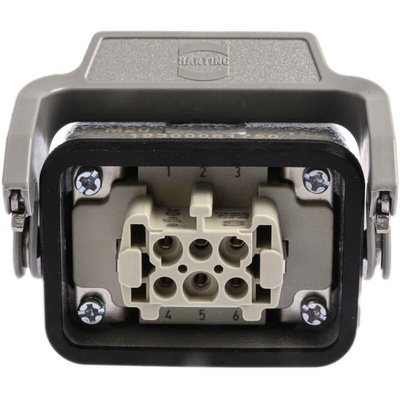 HARTING Hood Kit, 6 Way, 16A, Female, Han E, 500 V