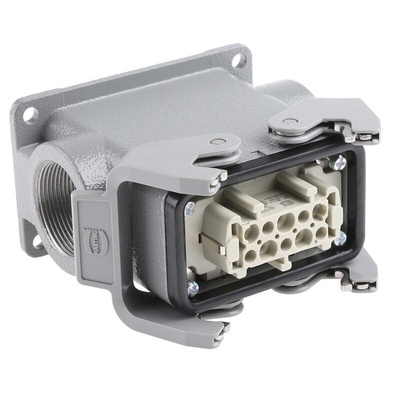 HARTING Connector Set, 10 Way, 16A, Female, Han E, 500 V