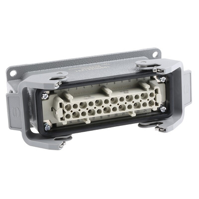 HARTING Connector Set, 24 Way, 16A, Female, Han E, 500 V