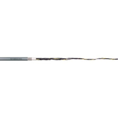 Igus chainflex CF78.UL Control Cable, 5 Cores, 1.5 mm², Screened, 25m, Grey PUR Sheath, 15 AWG