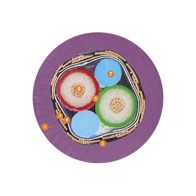 Igus chainflex CFBUS.PVC Data Cable, 2 Cores, 0.5 mm², Screened, 25m, Purple PVC Sheath, 20 AWG