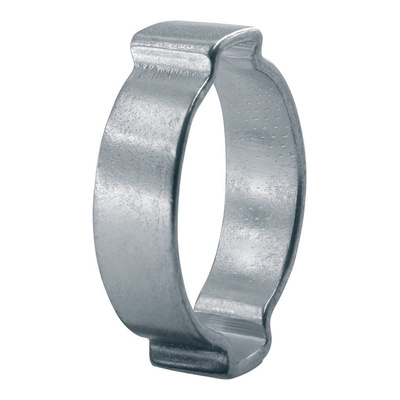 Oetiker Zinc Plated Steel O Clip, 7.5mm Band Width, 13mm - 15mm Inside Diameter