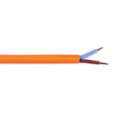CAE Groupe CR1/C1 Control Cable, 3 Cores, 1.5 mm², CR1/C1, Unscreened, 100m, Orange Polyolefin Sheath, 16 AWG