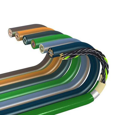 Igus chainflex CF5 Control Cable, 4 Cores, 1.5 mm², Unscreened, 100m, Green PVC Sheath, 15 AWG