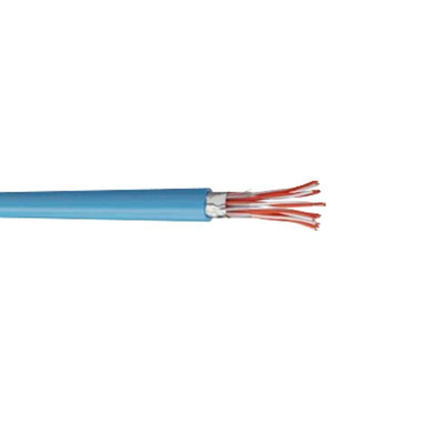 AXINDUS INSTRUM Control Cable, 7 Cores, 0.9 mm, EGSF, Screened, 100m, Blue PVC Sheath