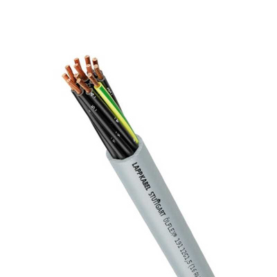 Lapp OLFLEX Control Cable, 4 Cores, 4 mm², Screened, 100m, Grey PVC Sheath