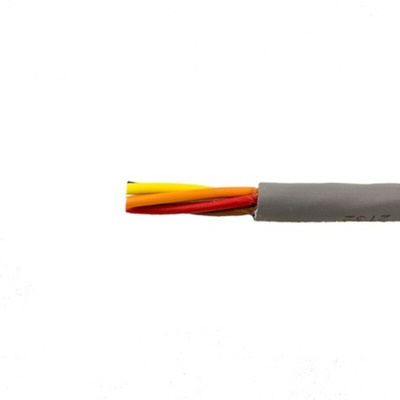 Alpha Wire 77002 Multicore Cable, 4 Cores, 0.29 mm², ECO, Unscreened, 100ft, Grey Modified Polyphenylene Ether MPPE
