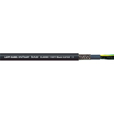 Lapp Power Cable, 7 Cores, 1 mm², 100m, Black PVC Sheath