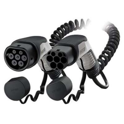 Phoenix Contact 20 A Mode 3, Type 2 to Type 2, EV Charging Cable 4m