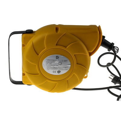 RS PRO 10m 1 Socket NF Cable Reel, 230 V ac