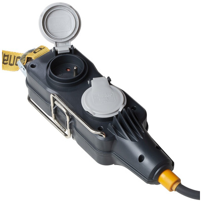 brennenstuhl 33m 8 Socket Schuko Cable Reel, IP44