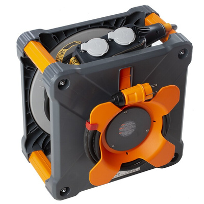 brennenstuhl 33m 8 Socket Schuko Cable Reel, IP44