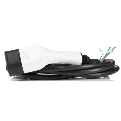 RS PRO 32 A Mode 3, Type 2, EV Charging Cable 5m