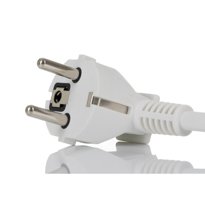 RS PRO 5m 4 Socket Schuko Extension Lead, 250 V, IP20