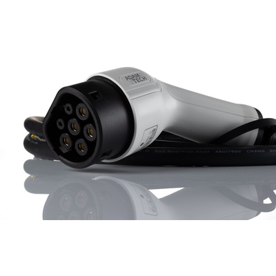 RS PRO 16 A Mode 3, Type 2, EV Charging Cable 3m