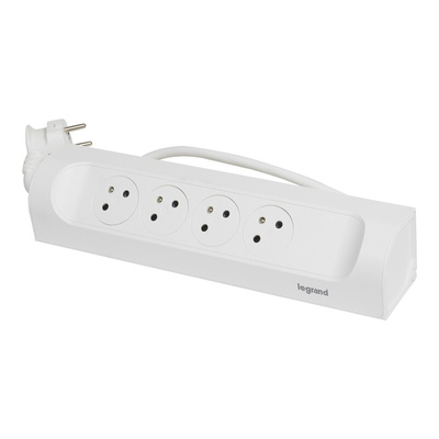 Legrand 1m 4 Socket Type E - French Extension Lead