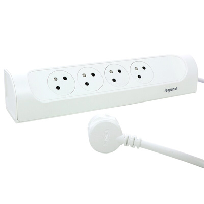 Legrand 1m 4 Socket Type E - French Extension Lead
