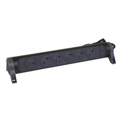 Legrand 3m 6 Socket Type E - French Extension Lead