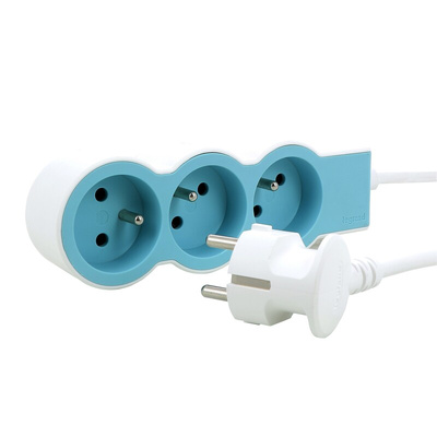 Legrand 1.5m 3 Socket Type E - French Extension Lead