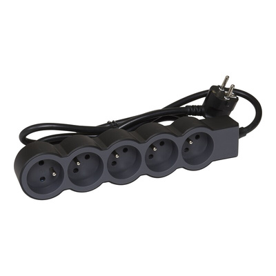 Legrand 3m 5 Socket Type E - French Extension Lead
