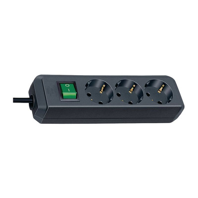 brennenstuhl 5m 3 Socket Type F - German Schuko, USB Extension Lead