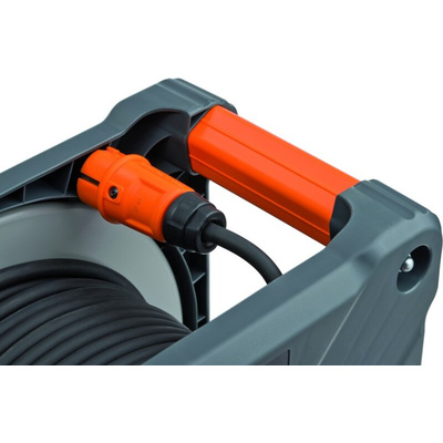 brennenstuhl 40m 4 Socket Type E - French Extension Reel, 230 V, IP44