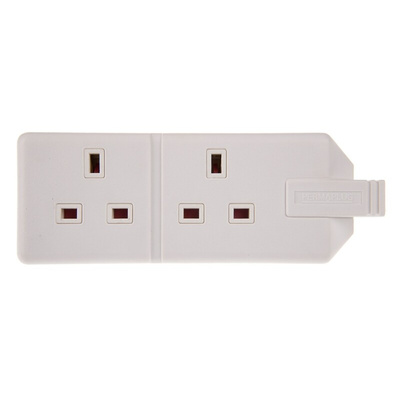 RS PRO 2 Socket Type G - British Trailing Socket, 240 V