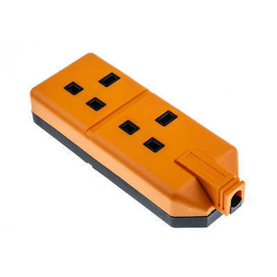 RS PRO 2 Socket Type G - British Trailing Socket, 240 V