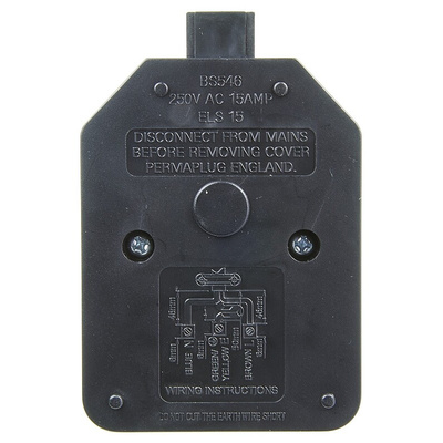RS PRO 1 Socket Type M - Old British/South African 15A Trailing Socket, 230 V