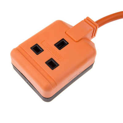 RS PRO 5m 1 Socket Type G - British Extension Lead