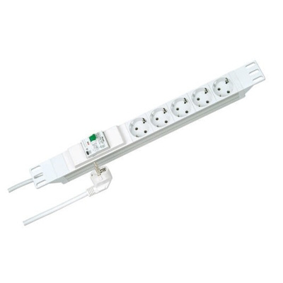 Kopp 2m 5 Socket Type F - German Schuko Extension Lead, 250 V ac