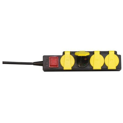 Kopp 1.4m 4 Socket Type F - German Schuko Extension Lead