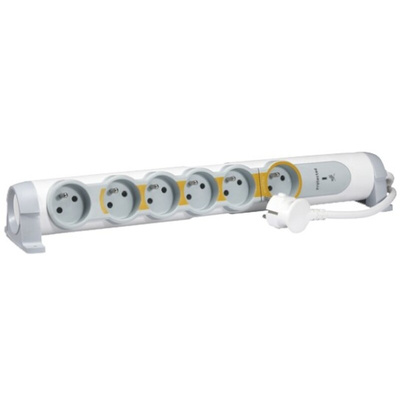 Legrand 1.5m 6 Socket Type E - French Extension Lead