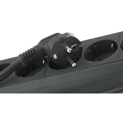 brennenstuhl 3m 6 Socket Type F - German Schuko Extension Lead, 230 V, IP20