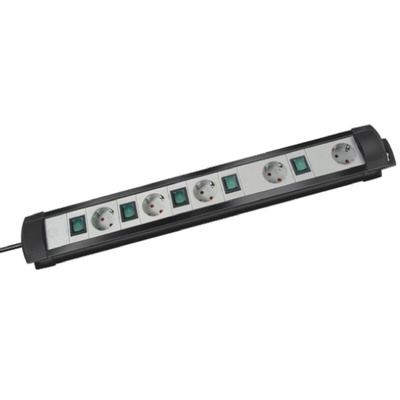 brennenstuhl 3m 5 Socket Type F - German Schuko Extension Lead, 230 V, IP20