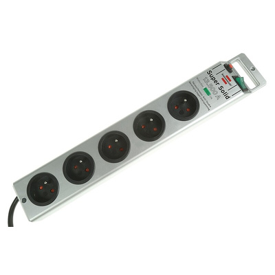 brennenstuhl 2.5m 5 Socket Type E - French Extension Lead, 230 V, IP20