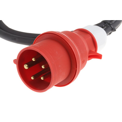 brennenstuhl 2m 2 + 4 Socket BS4343/EN60309 110V-16A Extension Lead, 230 V, 400 V, IP44