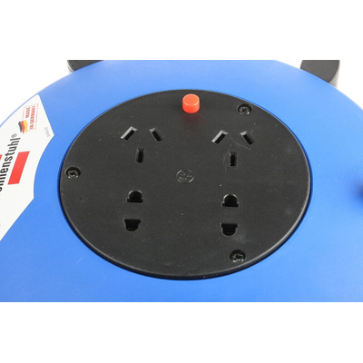 brennenstuhl 10m 3 Socket Type C - Europe, Type I - ANZ/CN Cable Reel, 240 V, IP20