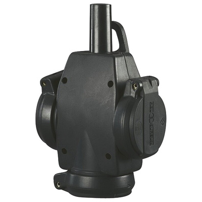 ABL Sursum 3 Socket Type F - German Schuko Trailing Socket, 250 V, IP44