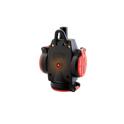 ABL Sursum 3 Socket Type F - German Schuko Trailing Socket, 250 V